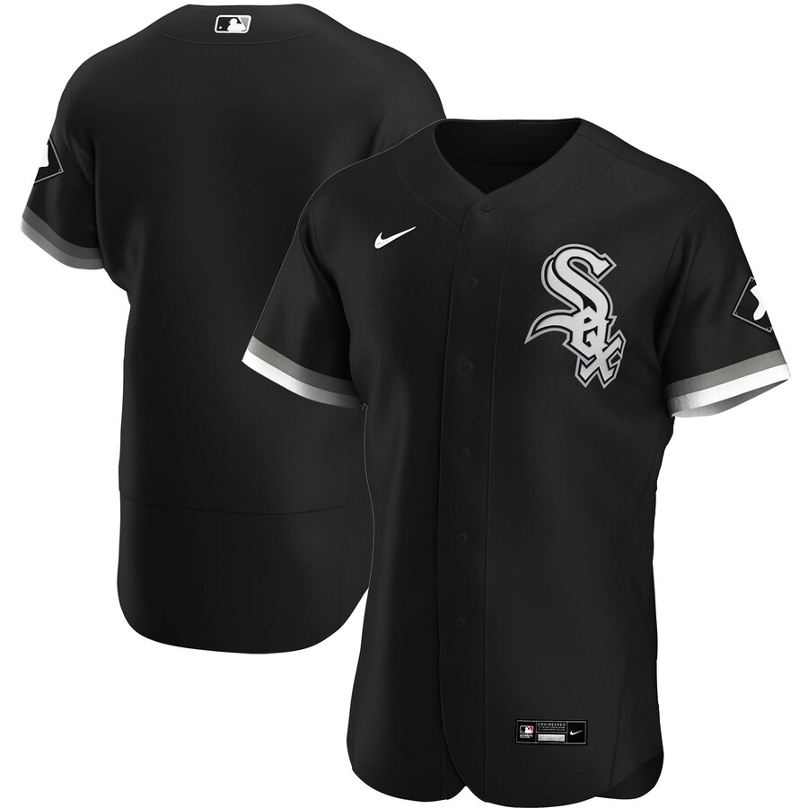 Chicago White Sox Men Nike Black Alternate 2020 Authentic Official Team MLB Jersey